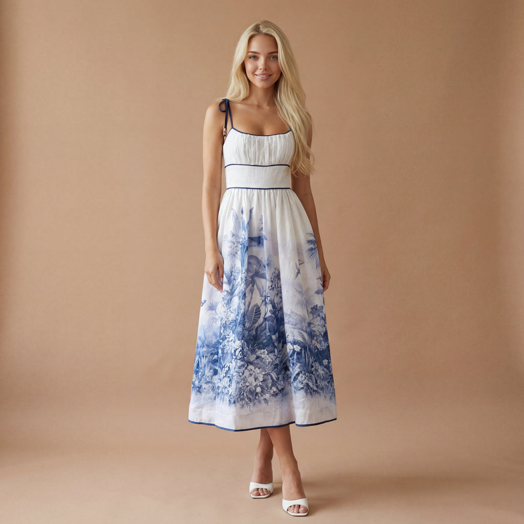 Azura - Elegant Midi Dress