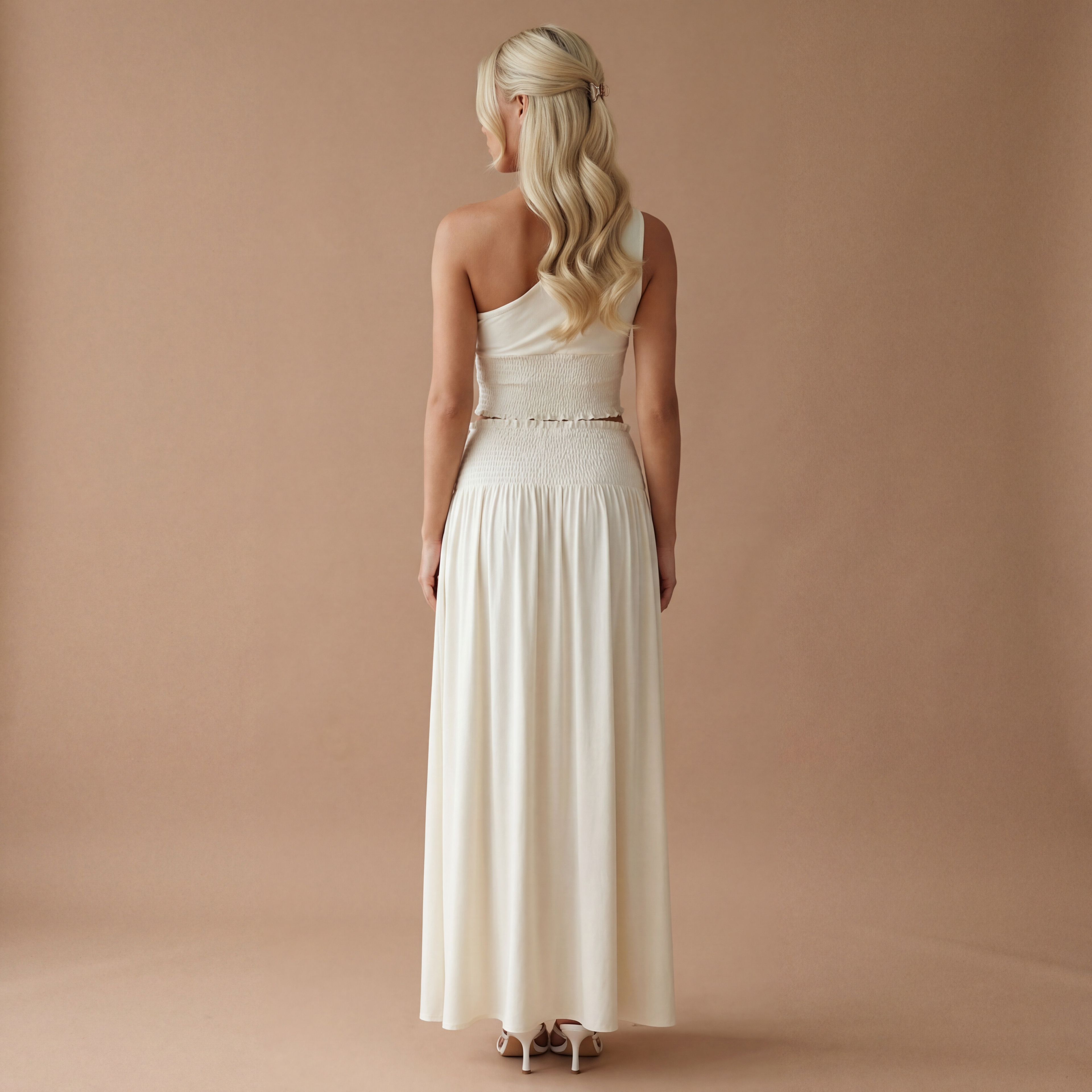 Lily - One-Shoulder Two-Piece Set