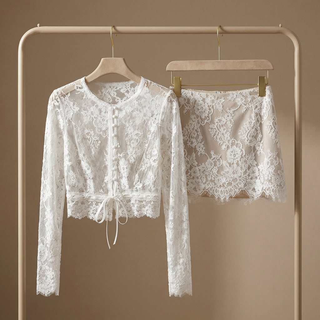 Nora – Lace Two Piece Set