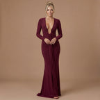 Lorena – V-neck Maxi Dress
