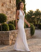 Nicole maxi dress v-hals